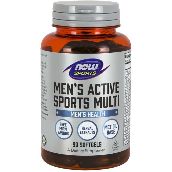 NOW Foods Multiwitamina Men‘s Active Sports 90 kaps