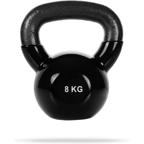 GymBeam Kettlebell Czarny 8 kg