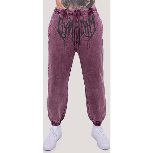 GymBeam Spodnie dresowe Abyss Raisin S