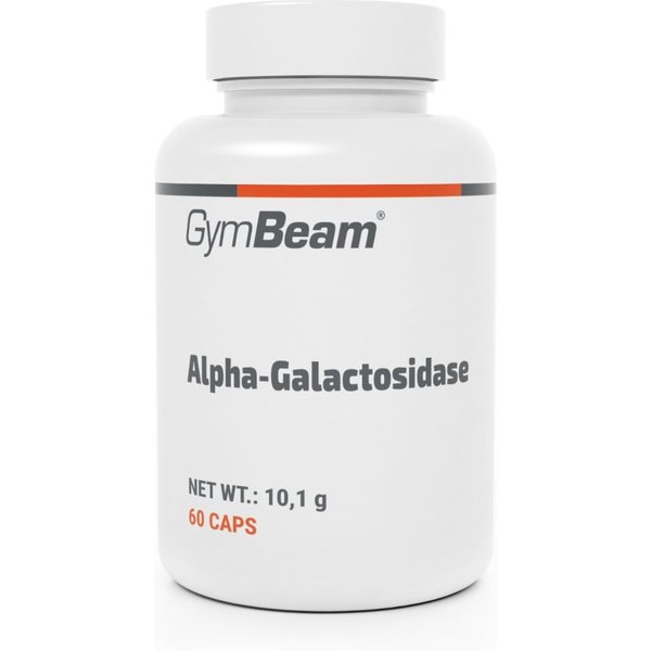 GymBeam Enzym alfa-galaktozydazy 60 kaps
