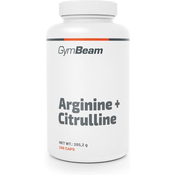 GymBeam Arginina + Cytrulina 240 kaps