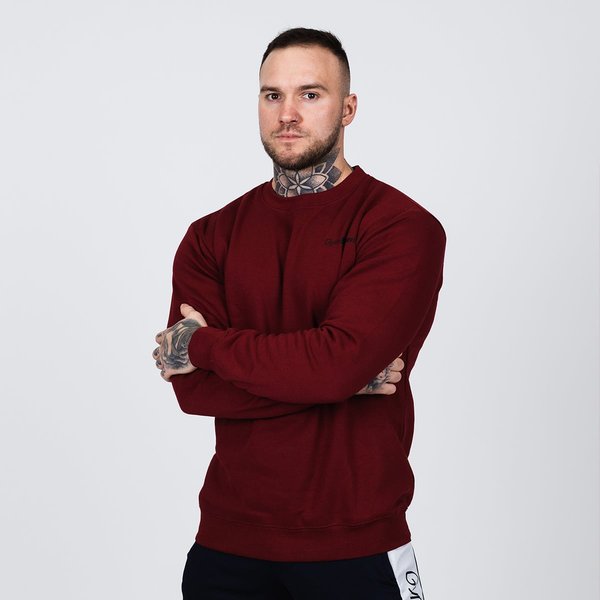 GymBeam Męska bluza Basic Burgundy S
