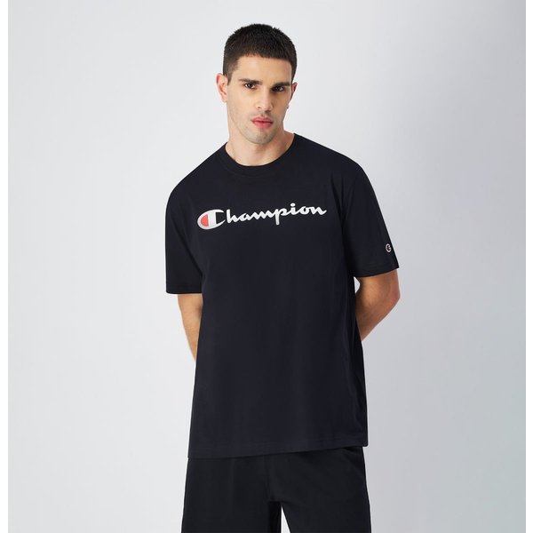Champion Koszulka Big Logo Jersey Black S
