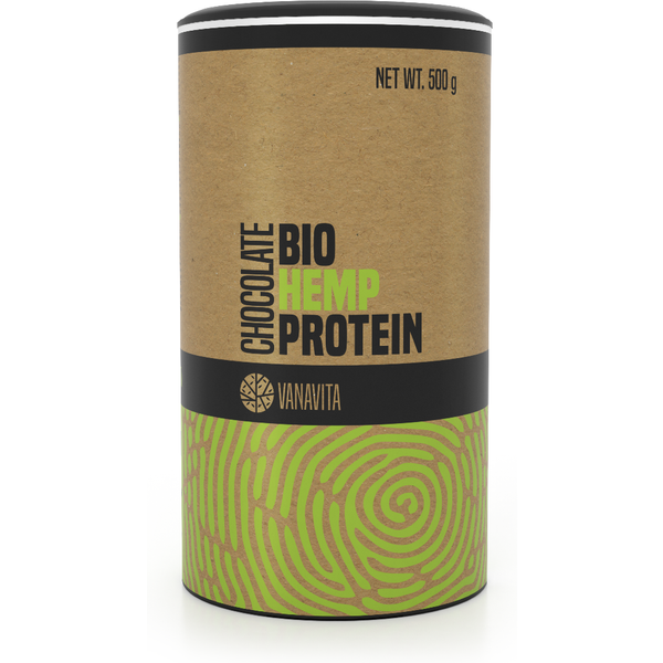 VanaVita Białko z Konopi BIO 500 g czekolada