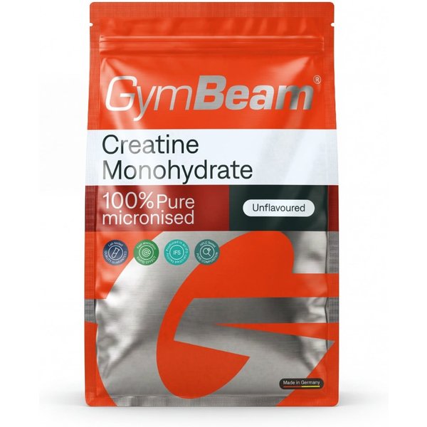 GymBeam 100% Monohydrat Kreatyny Mikronizowany 500 g bez smaku