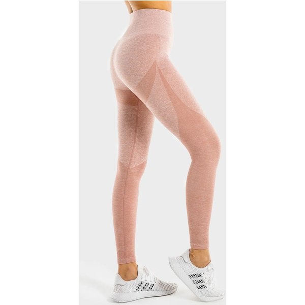 SQUATWOLF Damskie Legginsy Marl Seamless Rose Gold M