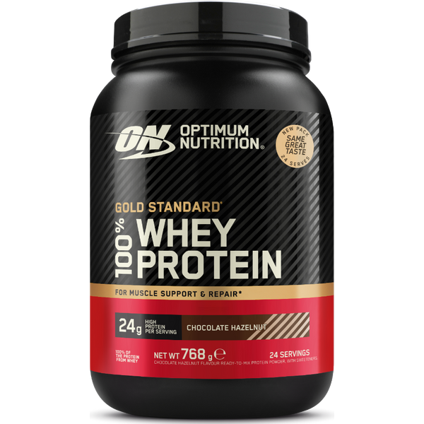 Optimum Nutrition Białko serwatkowe 100% Whey Gold Standard 768 g czekolada orzech laskowy