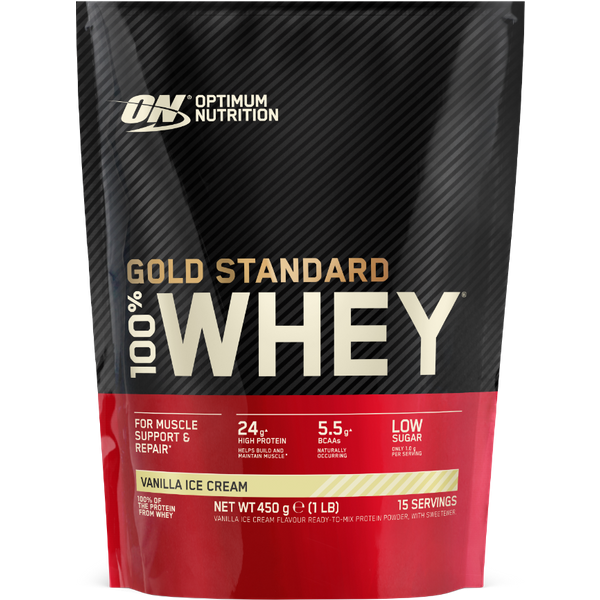 Optimum Nutrition Białko serwatkowe 100% Whey Gold Standard 450 g lody waniliowe