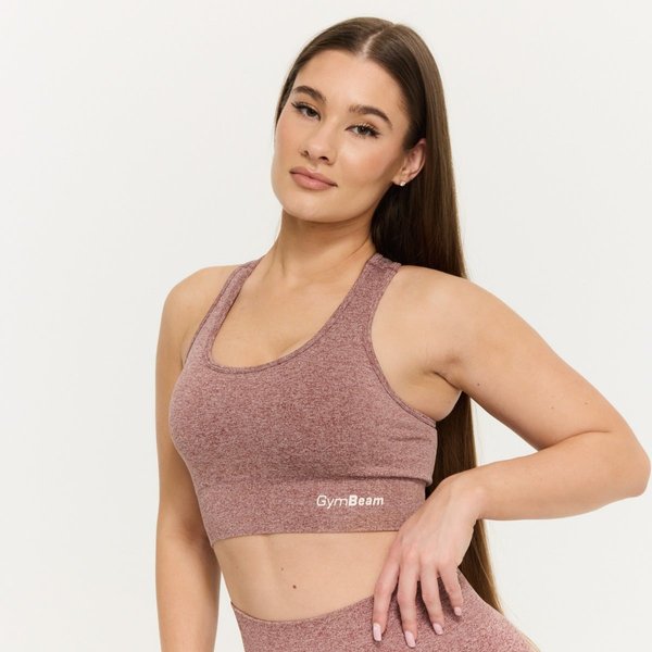 GymBeam Biustonosz sportowy FLO Mauve M