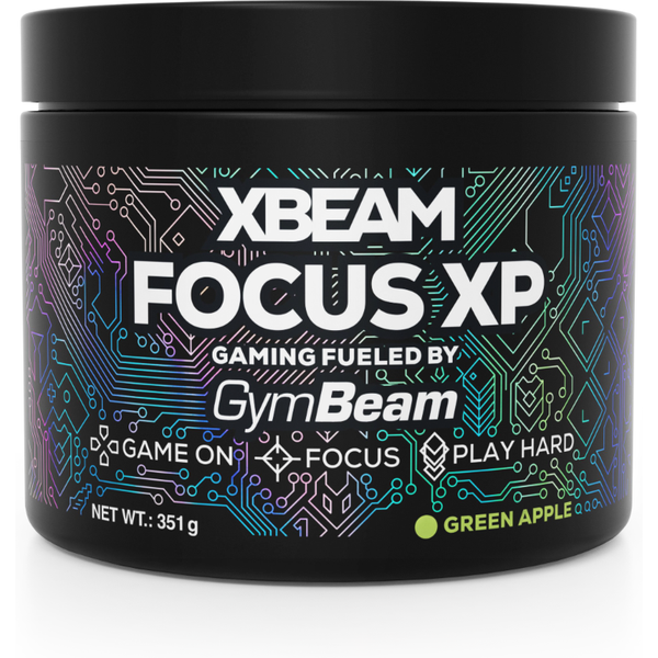 GymBeam XBEAM Focus XP 351 g zielone jabłko