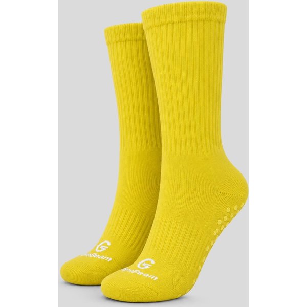 GymBeam Funkcjonalne Skarpety Crew Chartreuse S
