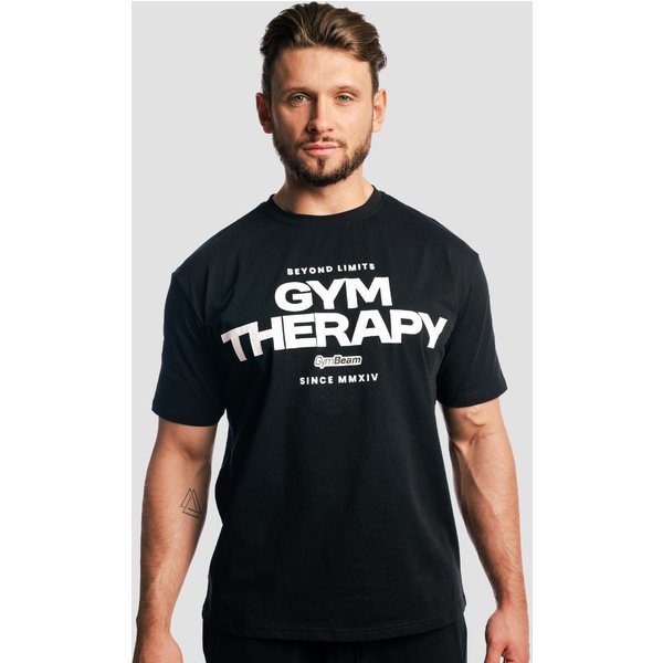 GymBeam Koszulka Gym Therapy Black S