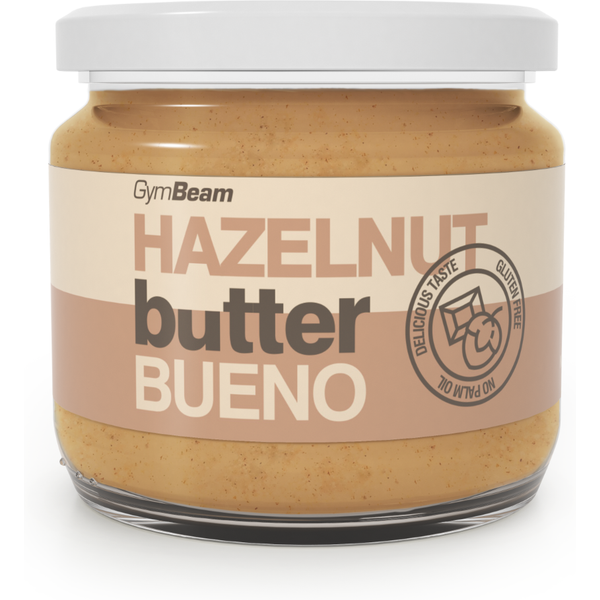 GymBeam Masło z orzechów laskowych Bueno 340 g