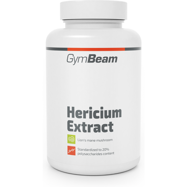 GymBeam Wyciąg z Hericium (Lwia Grzywa) 90 kaps