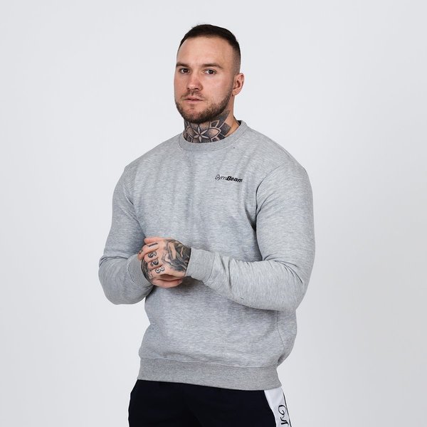 GymBeam Męska bluza Basic Grey S