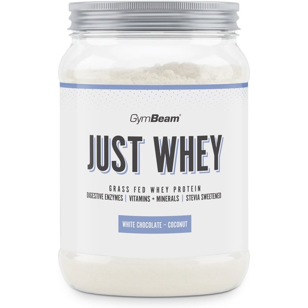 GymBeam Just Whey Grass-Fed Protein 500 g kokos biała czekolada