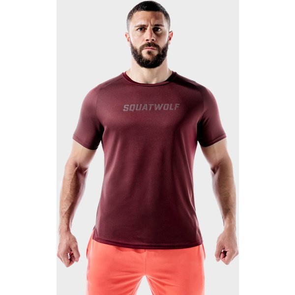 SQUATWOLF Koszulka LAB360º Recycled Mesh Tawny Port S