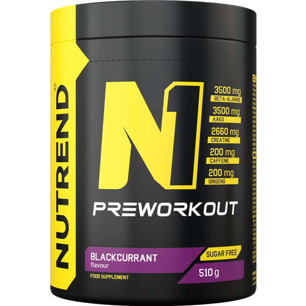 Nutrend N1 Pre-Workout 510 g czarna porzeczka