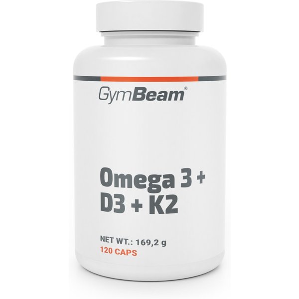 GymBeam Omega 3 + D3 + K2 120 kaps