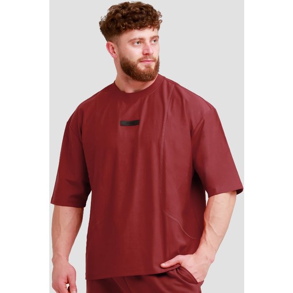 GymBeam T-Shirt Oversized Unstoppable Red L