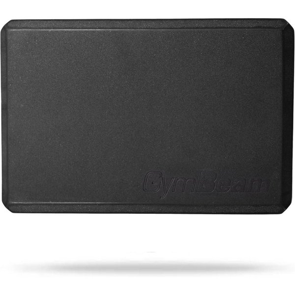 GymBeam Piankowa kostka do jogi Black