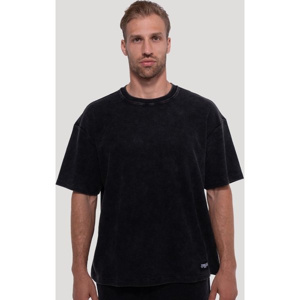 GymBeam Koszulka Persistence Washed Black L