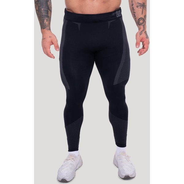 GymBeam OG1 Bezszwowe legginsy Black/Grey S