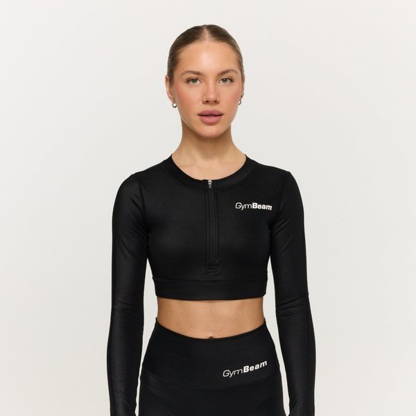 GymBeam Damski top sportowy Prime Black S