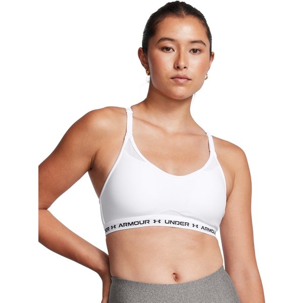 Under Armour Biustonosz sportowy Crossback Low White L