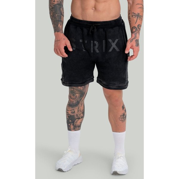 STRIX Szorty Washed Black S
