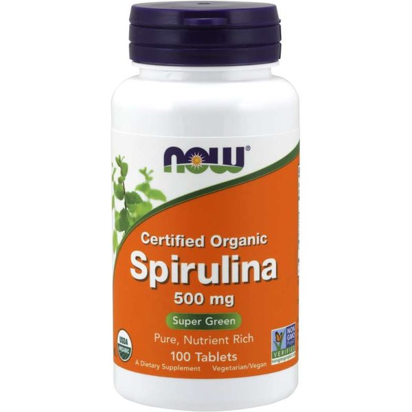 NOW Foods Spirulina 500 mg 100 tab