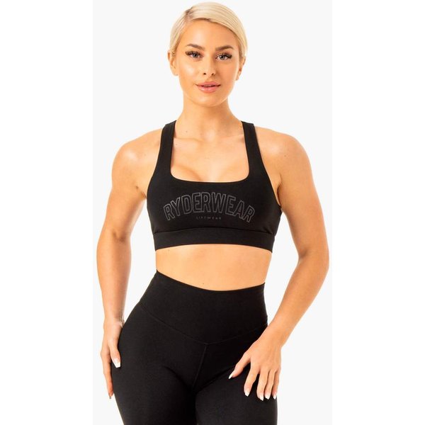 Ryderwear Biustonosz sportowy Knockout Racer Back Black S