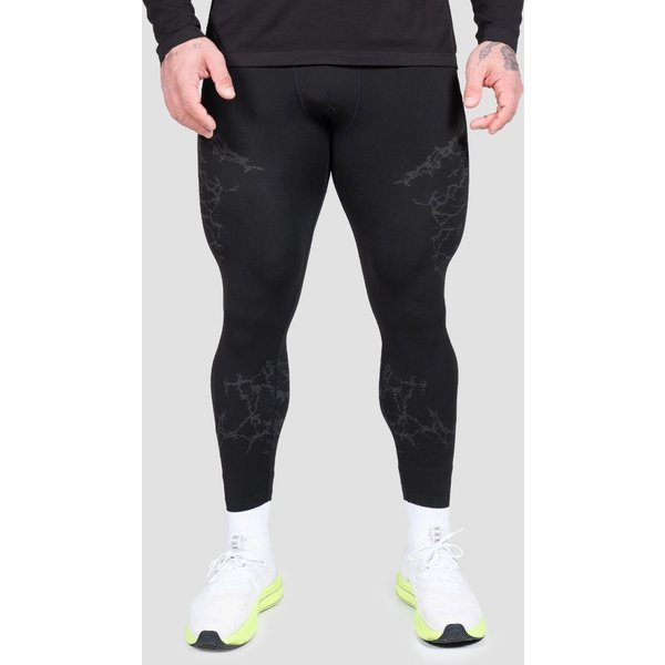 GymBeam Leginsy bezszwowe Static Black XXL