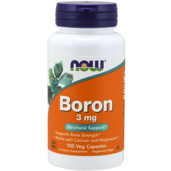 NOW Foods Bor 3 mg 100 kaps