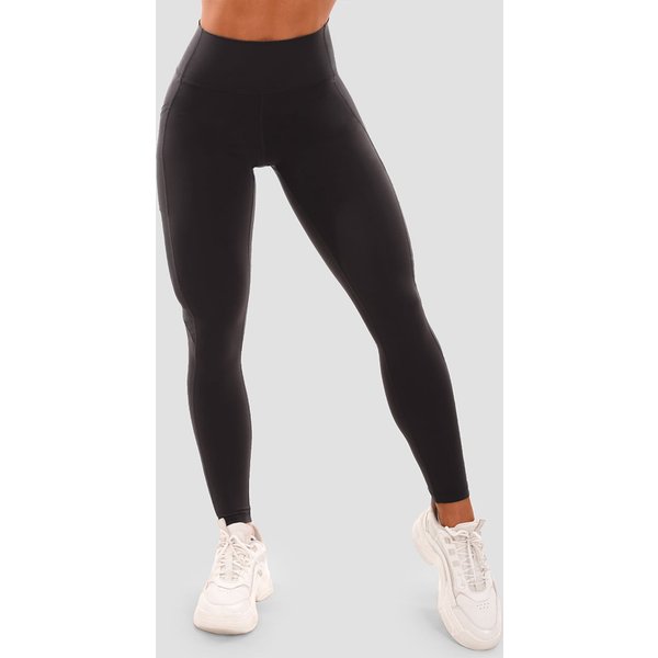 GymBeam Damskie legginsy Mesh Panel Black L