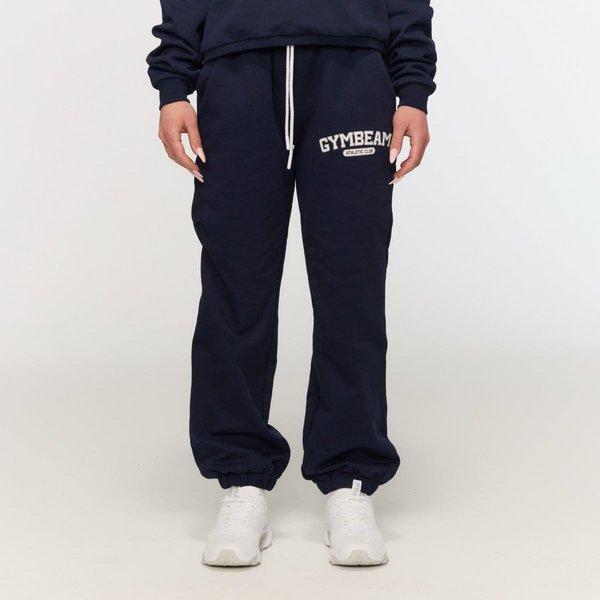 GymBeam Damskie spodnie dresowe Varsity Blue S