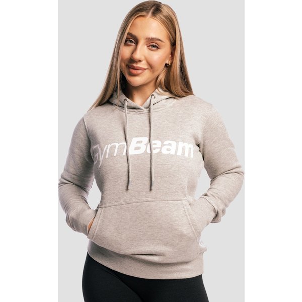 GymBeam Damska bluza z kapturem Athlete Grey L