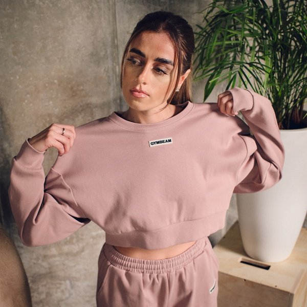 GymBeam Damska bluza Aura Cropped Roux L