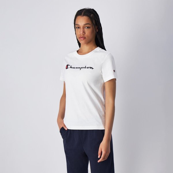 Champion Damska koszulka Big Logo Jersey White S
