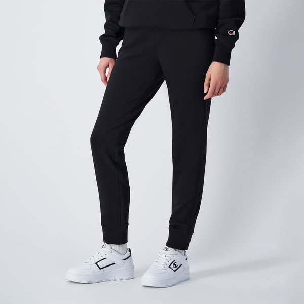 Champion Damskie spodnie dresowe Slim Fit Black XL