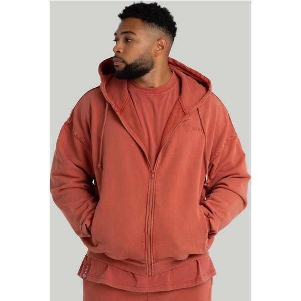STRIX Bluza z kapturem Washed Zip Terra S