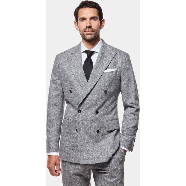 Hawes & Curtis Black & White Tweed Suit