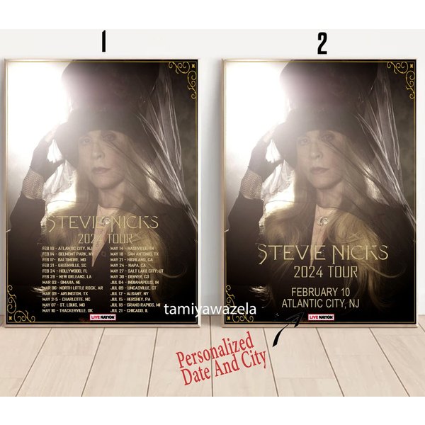 Custom Stevie Nicks 2024 Tour Poster-image