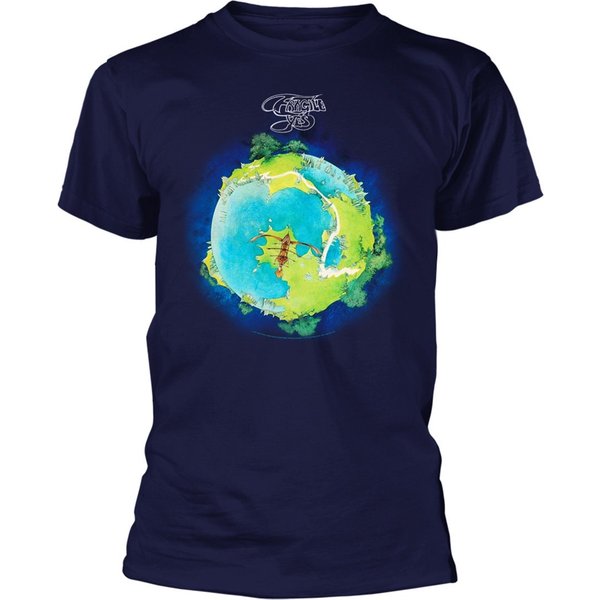 Yes Fragile Album Rock Close To The Edge 90125 Official Tee T-Shirt Mens Unisex-image