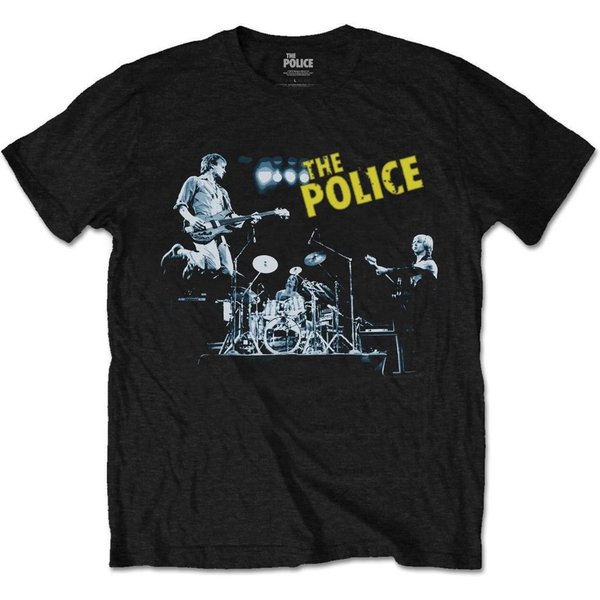 The Police Live In Concert Sting Rock Official Tee T-Shirt Mens Unisex-image