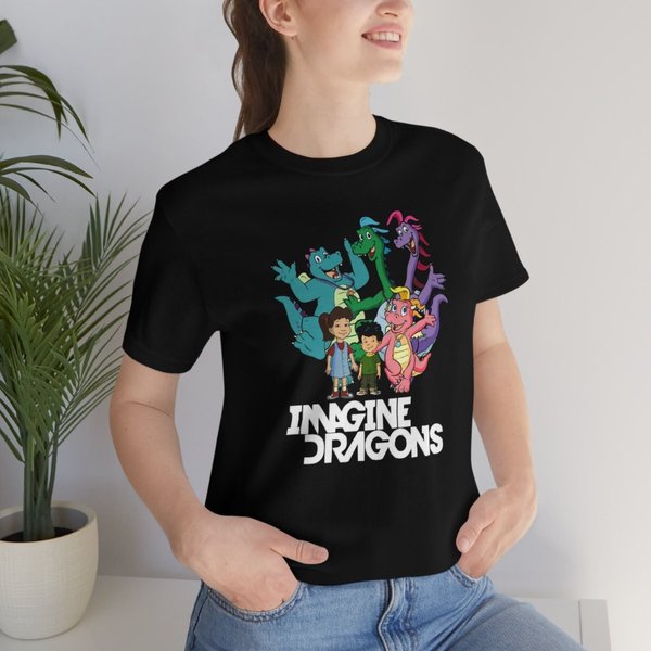 Imagine Dragon Dragon Tales 90S Kids Cartoon T-Shirt-image