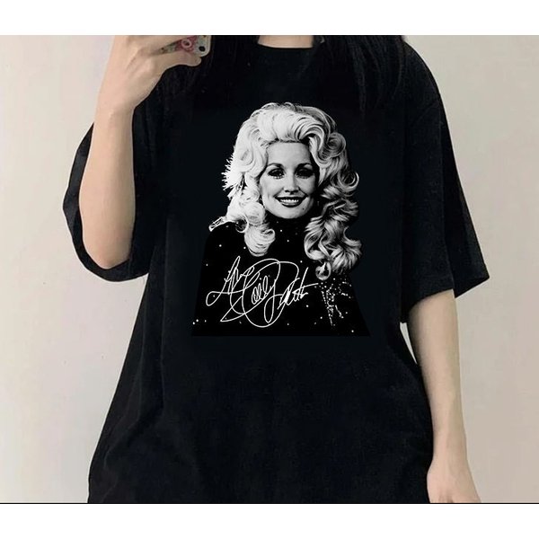 Dolly Parton Signature T-Shirt, Dolly Parton Vintage Shirt-image