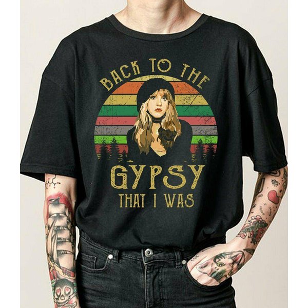 Rock Tee - Back To The Gypsy T-Shirt - Stevie Nicks-image