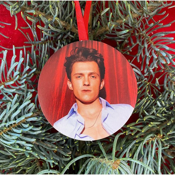 Tom Holland Christmas Tree Ornament Gift Exchange Stocking Stuffer-image