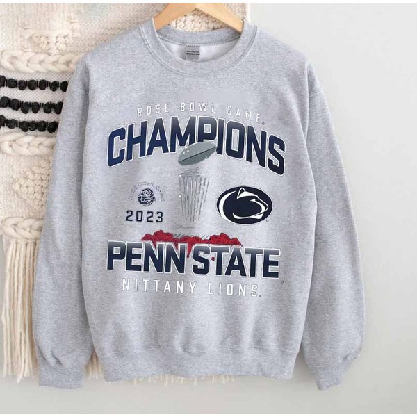2023 Penn State Champions Rose Bowl Sweatshirt, Rose Bowl Penn State Vs Utah College Football-image